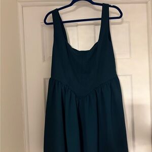 Teal Sleeveless Dress